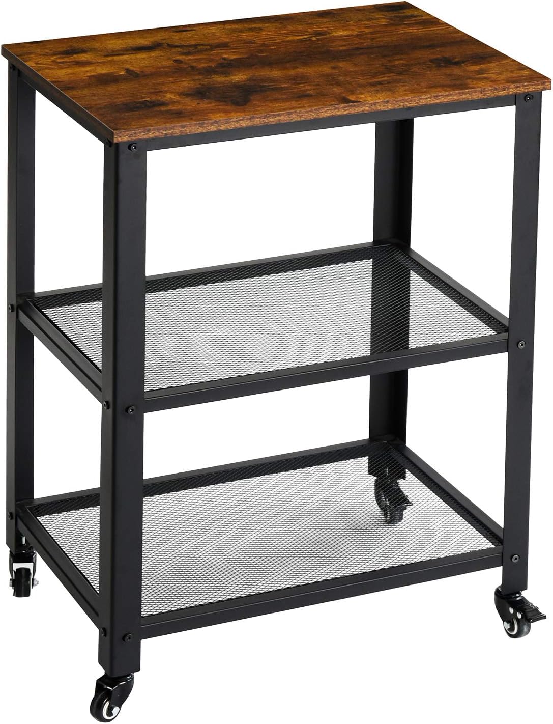 Vintage 3-Tier Kitchen Bar Cart on Wheels M69626