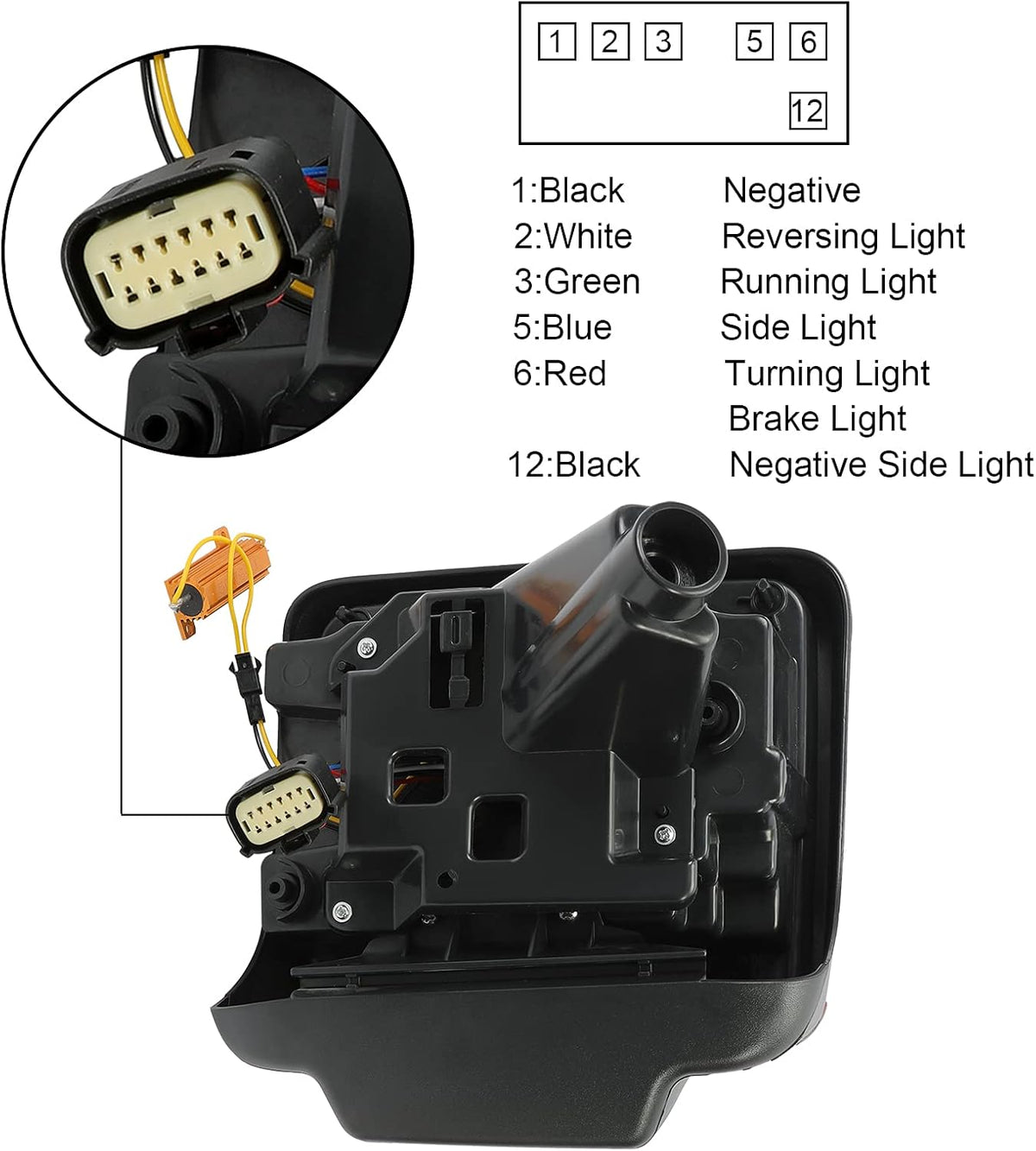 LED Dynamic Tail Light Assembly Set K5140