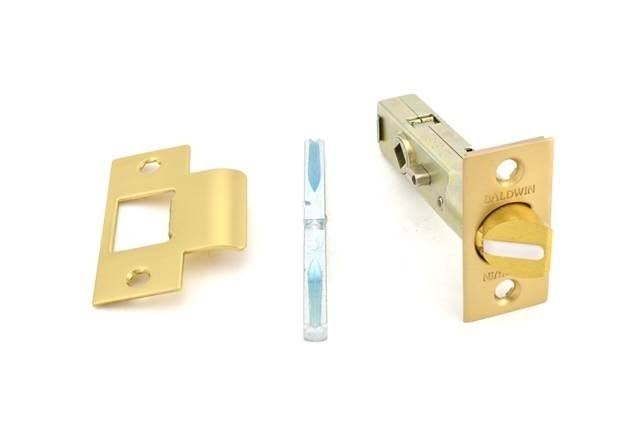 Satin Brass Privacy Door Knob Latch Q85396