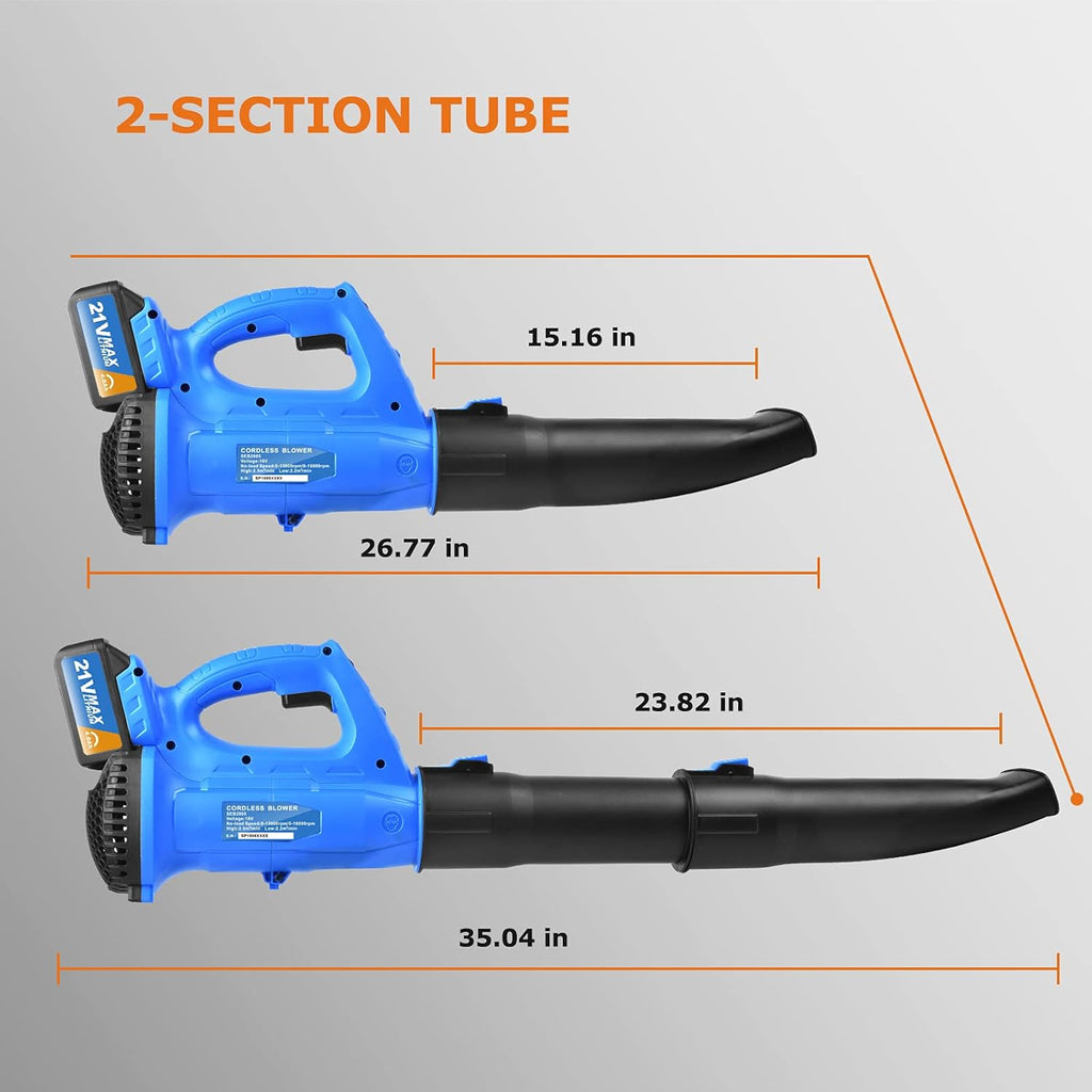 21V 4.0Ah Cordless Leaf Blower with Battery and Charger U741501