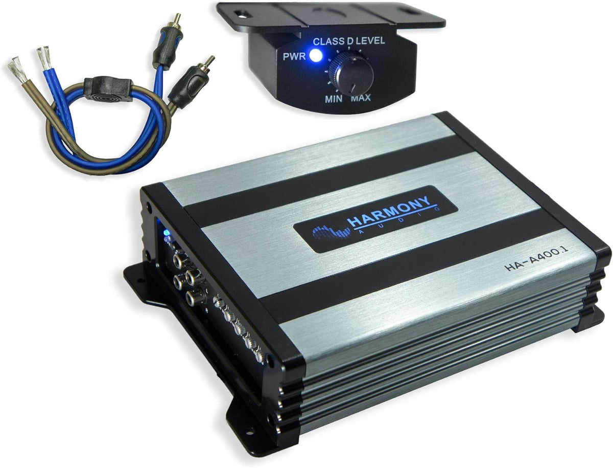 6.75 Loaded Sealed Sub Box Bundle with Amplifier & Amp Kit H656