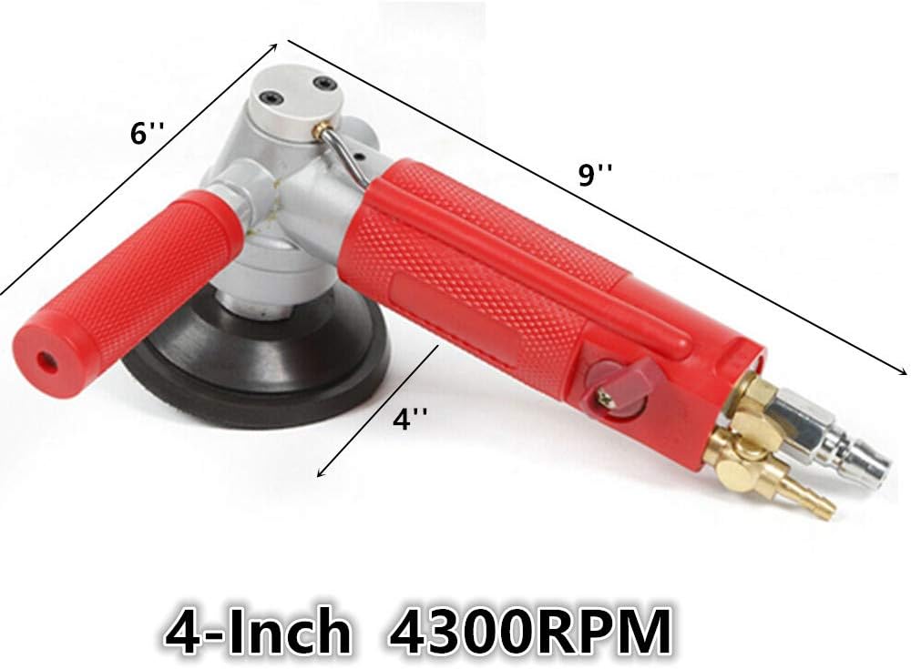 4-Inch Pneumatic Air Wet Stone Polisher Grinder 4300RPM Q774
