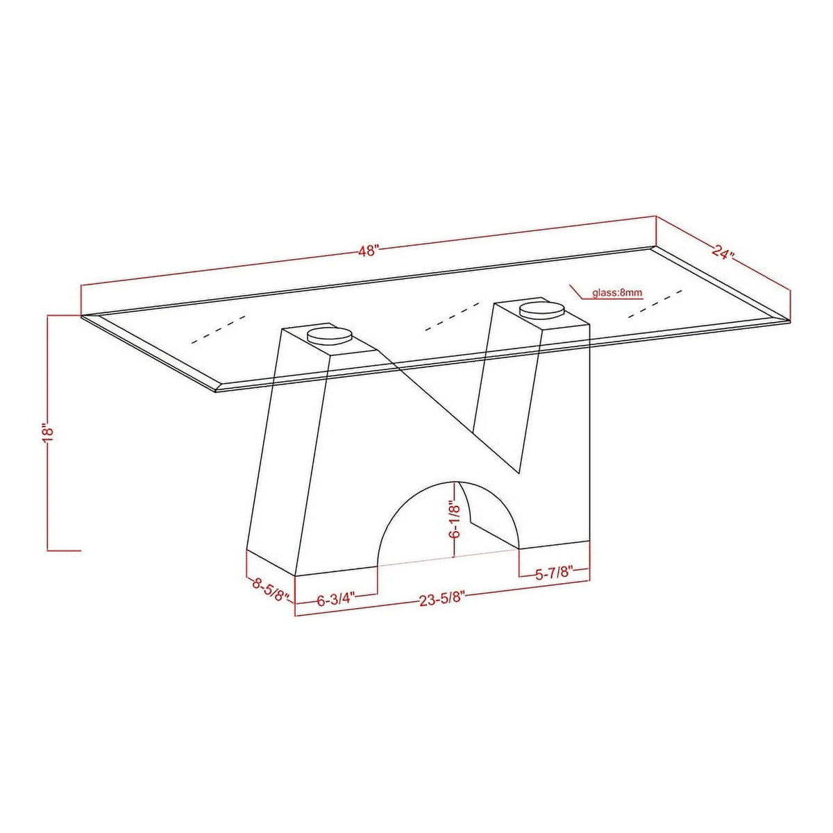 Metal and Glass Top 3-Piece Coffee Table Set in Black H410151