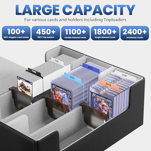 Card Storage Box with 10 Dividers O860461