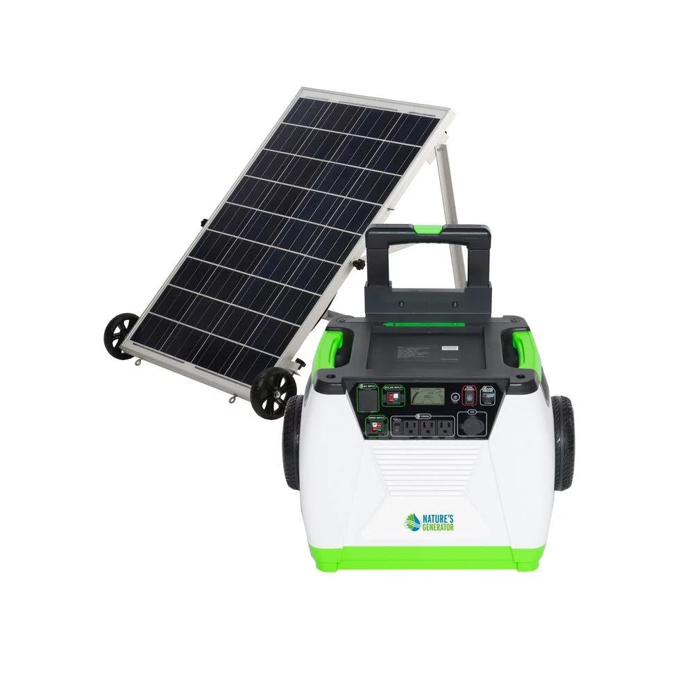 Portable Generator with Solar Power Panel S1177
