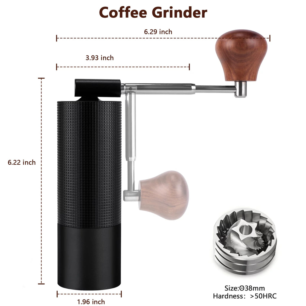 Portable Stainless Steel Burr Coffee Grinder Y890814