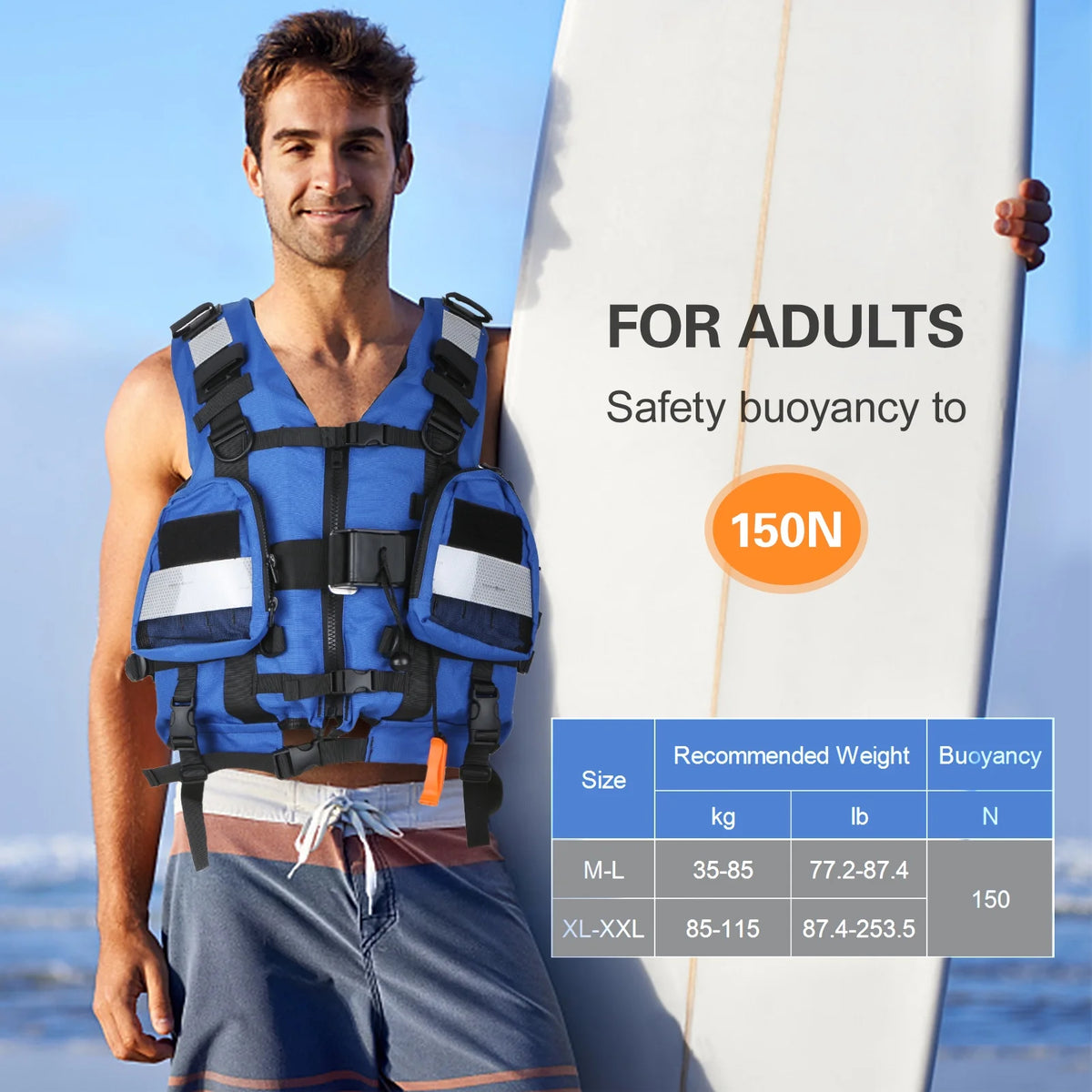 Adult Safety Float Suit Survival Jacket Y8887