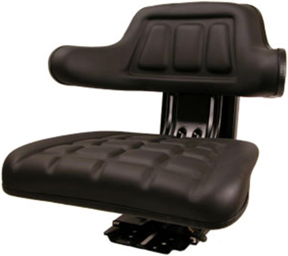 Black Universal Tractor Seat Susp w/ Base & Tracks Pack of 2 Y820