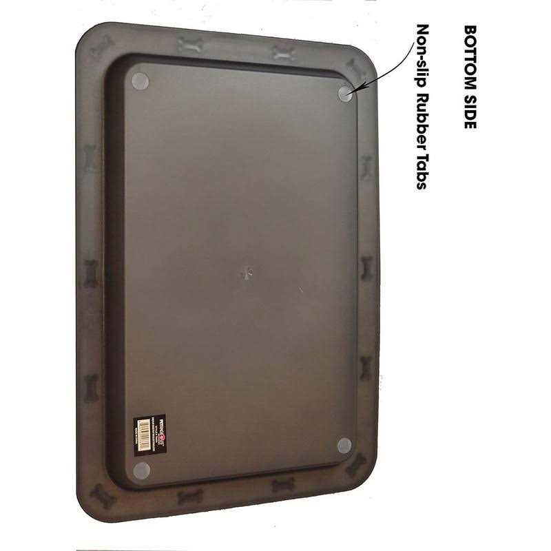 Black Pet Dinner Tray Z69560
