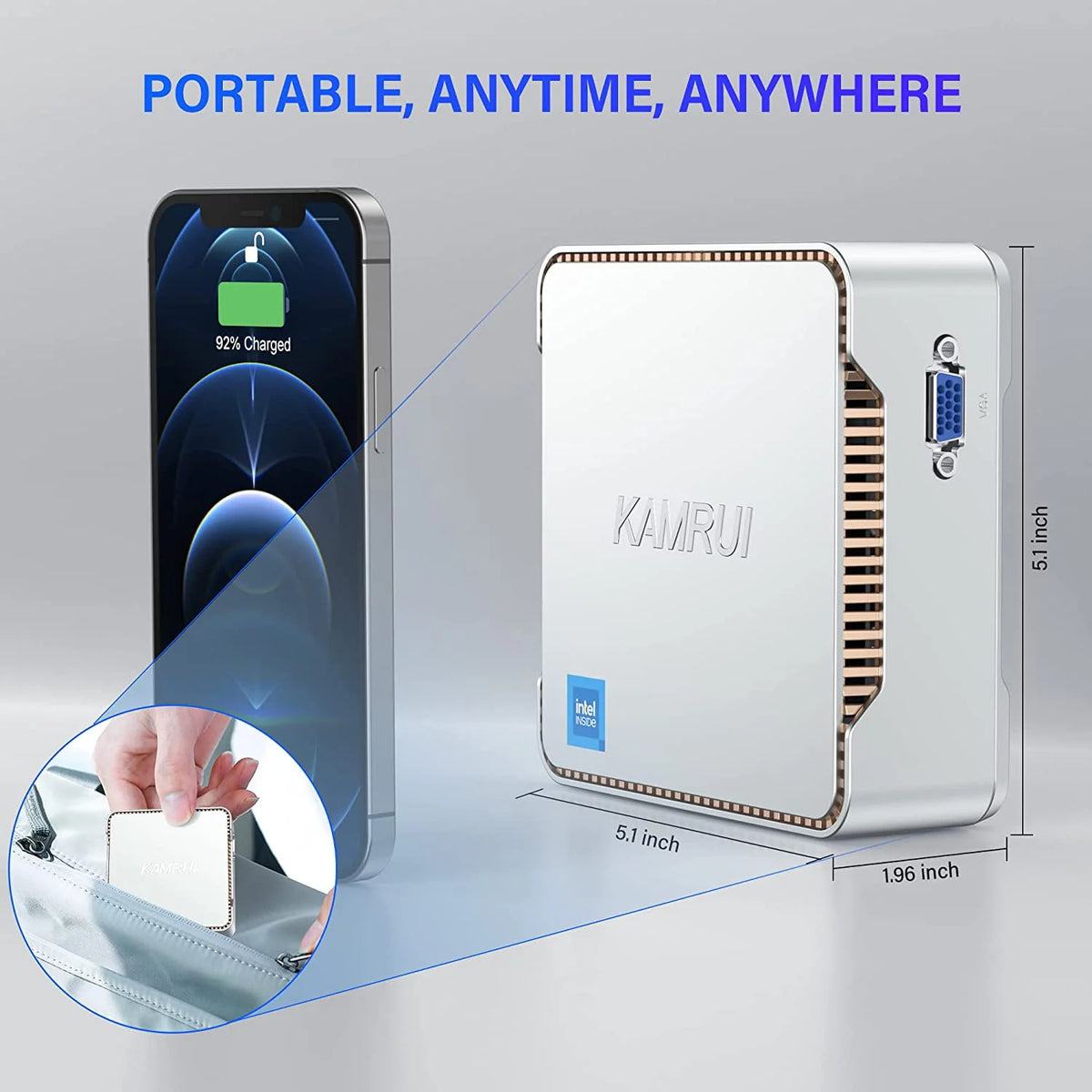 Mini PC 16GB 512GB Windows 11 Pro F363