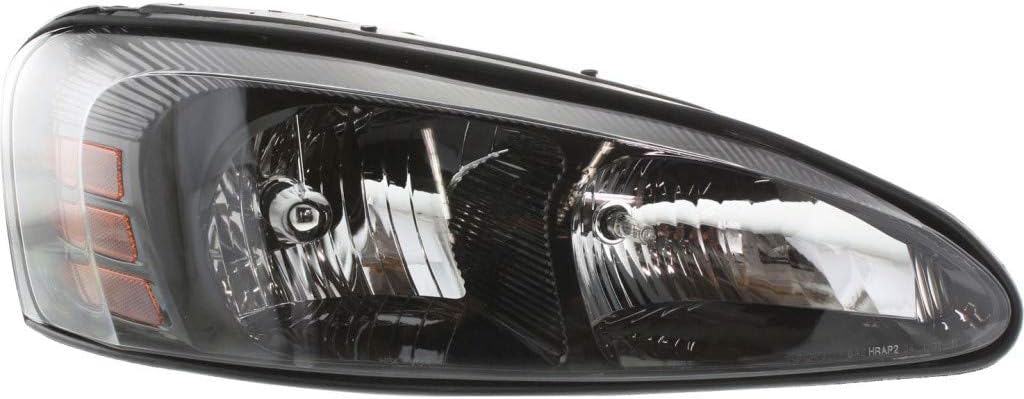 Passenger Side Headlight for Pontiac Grand Prix 2004-2008 A77624