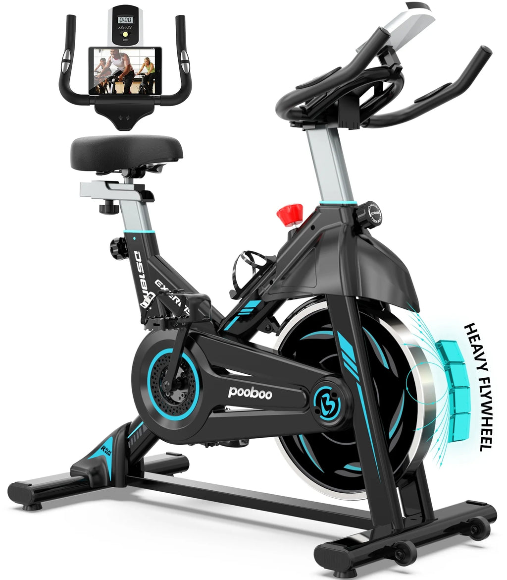 Indoor Cycling Bike Magnetic Stationary Exercise Bike 40lbs Flywheel L28707