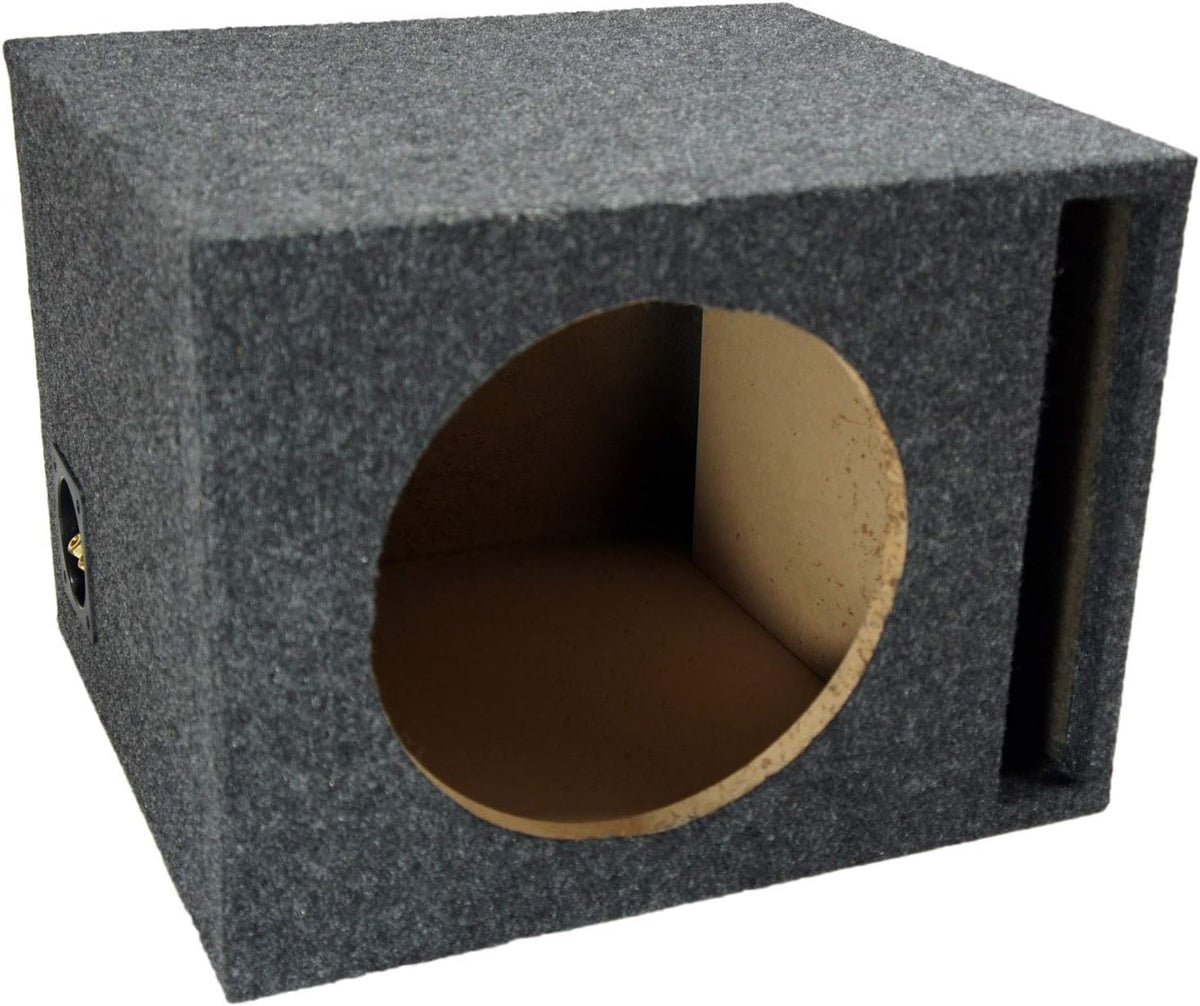 Single 10 Vented Subwoofer Stereo Sub Box Ported Enclosure 5/8 MDF N421