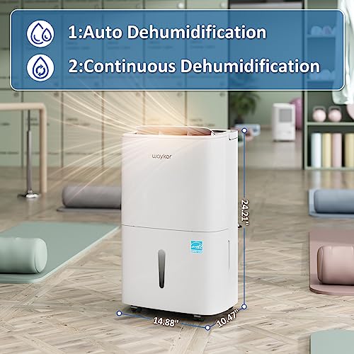120 Pints Energy Star Home Dehumidifier with Drain Hose Q61127