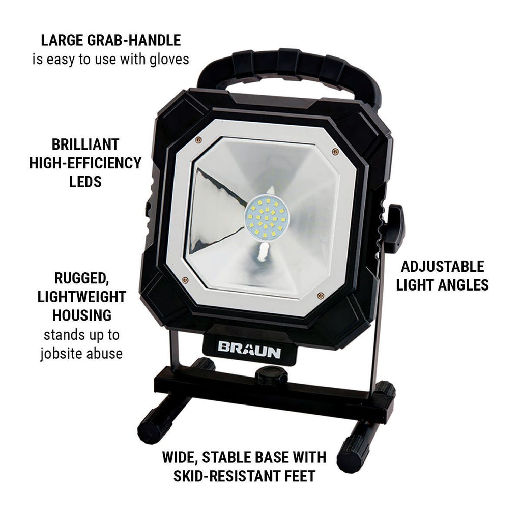 1500 Lumen LED Rechargeable Work Light E5089