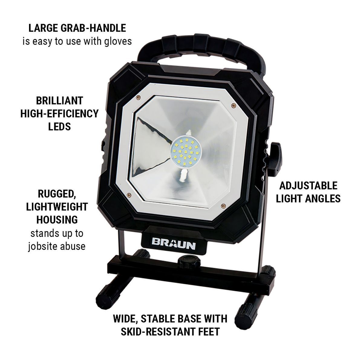 1500 Lumen LED Rechargeable Work Light E5089