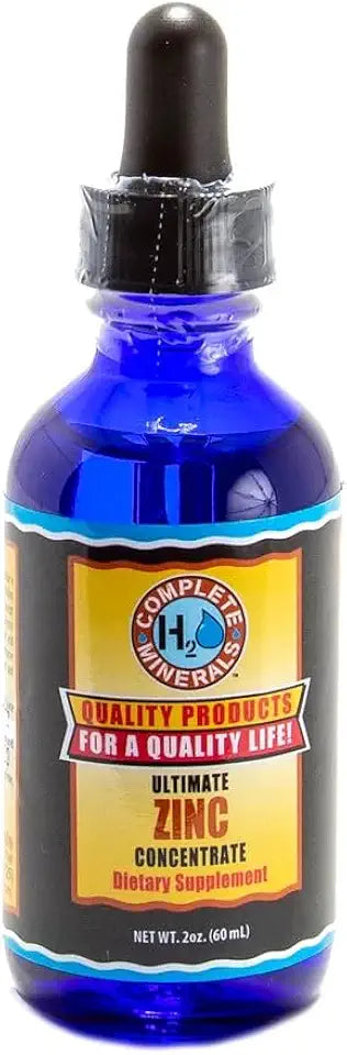 Zinc Ionic Mineral Water Concentrate 10,000 ppm 2 fl. oz. E6759
