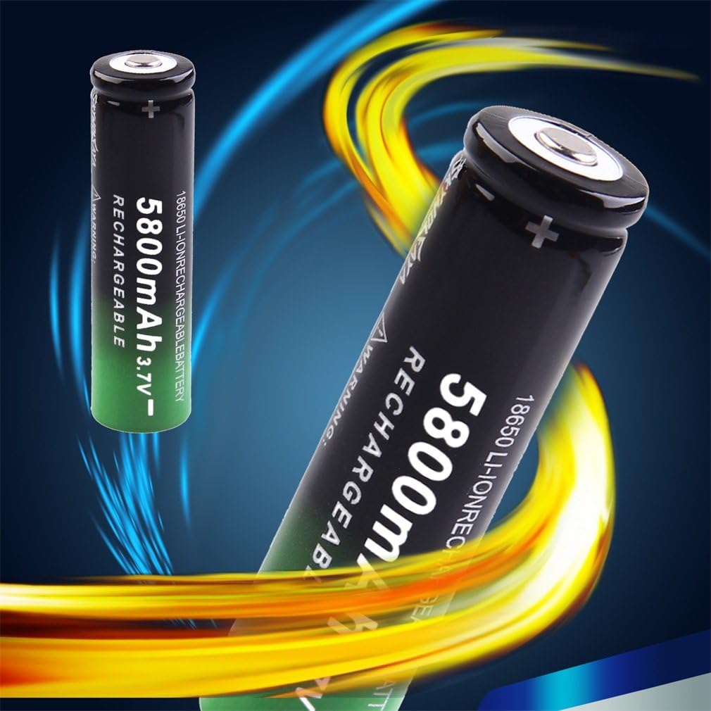50 Pack 18650 Rechargeable 5800mAh 20A 3.7V Button Top Li-ion Batteries Y20875