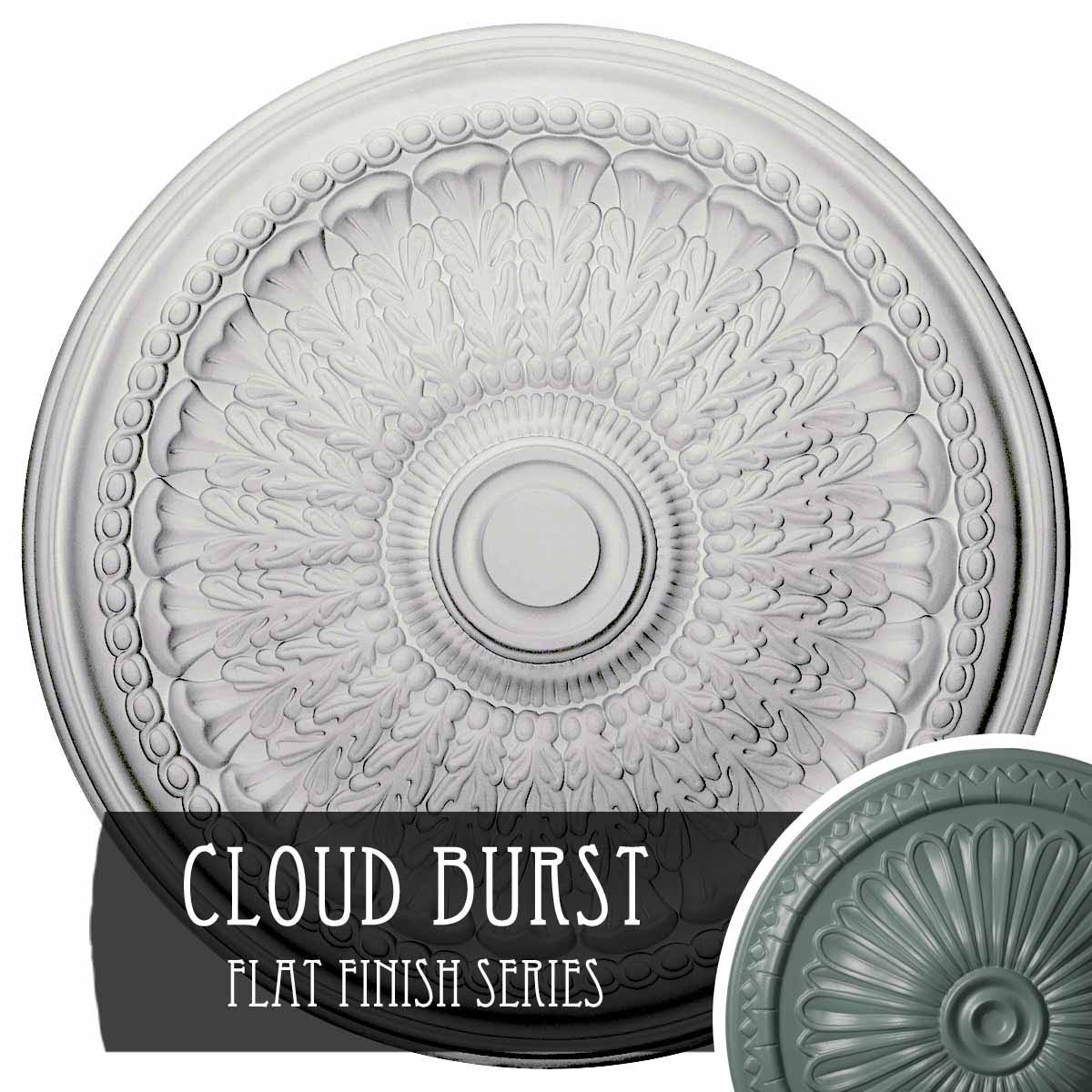 Hand-Painted Ceiling Medallion I9867