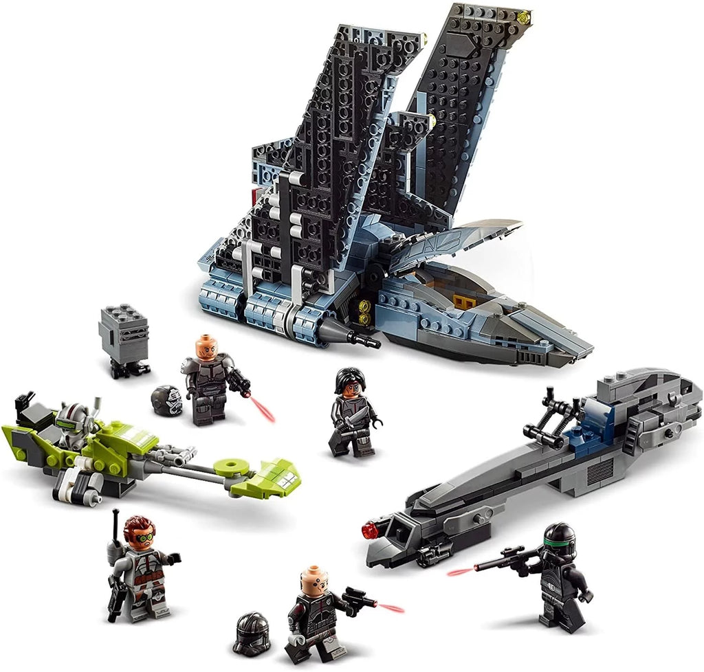 Star Wars Attack Shuttle Building Toy Set with 5 Clones Minifigures C550