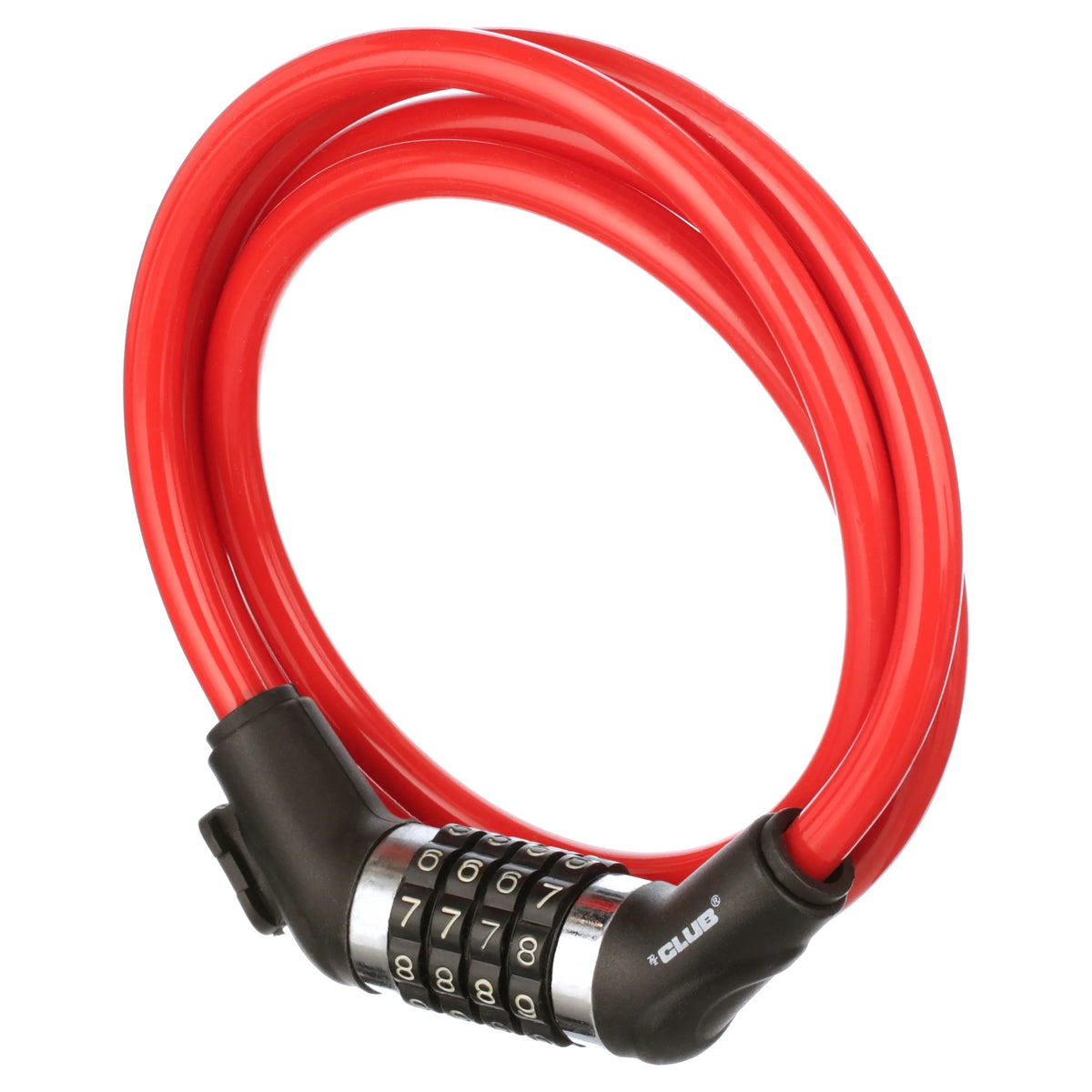Red 6 Foot Resettable Cable Lock M587