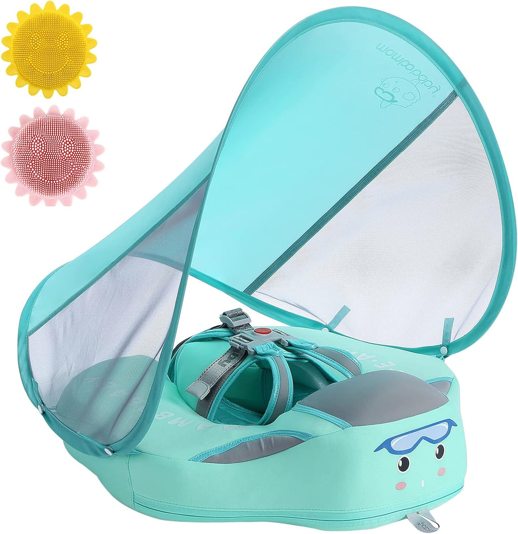 Baby Pool Float with Canopy UPF 50+, Non Inflatable K991091