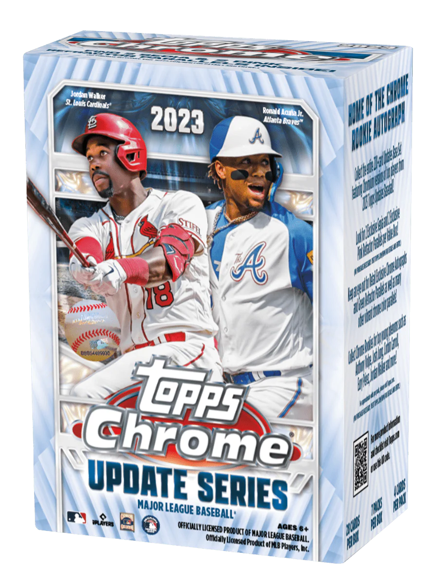 Topps Chrome Updates Baseball Blaster Box Trading Cards Q451