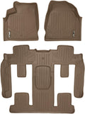 2 Row Tan Floor Mat Liner Set A411