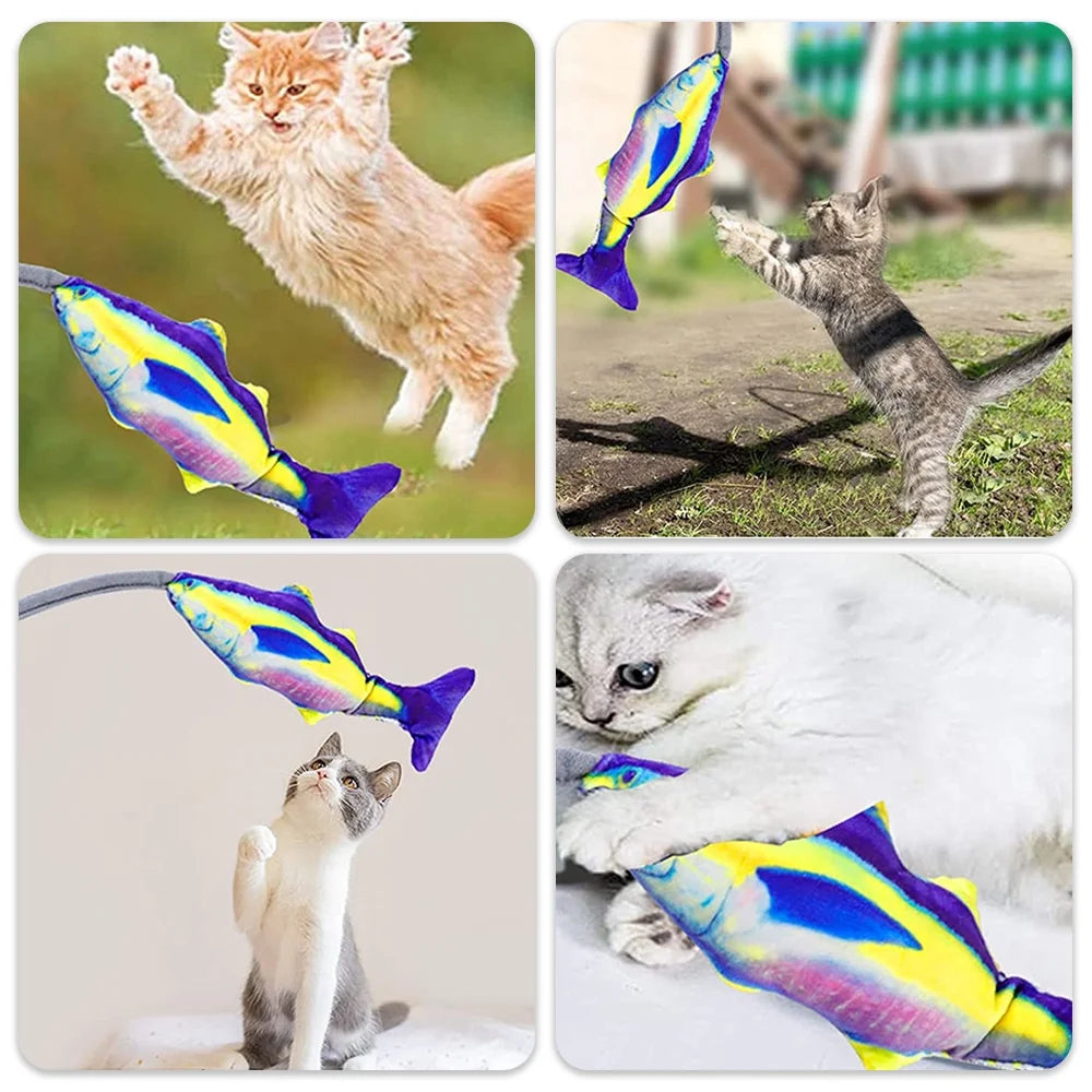 Wiggle Fish Catnip Plush Cat Toy J1810