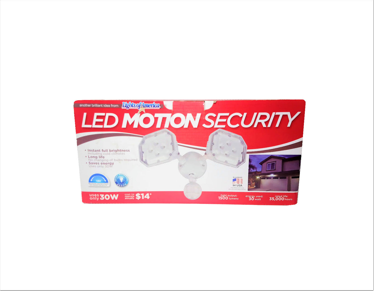 Outdoor Dual Head Motion Sensor LED Security Light R749