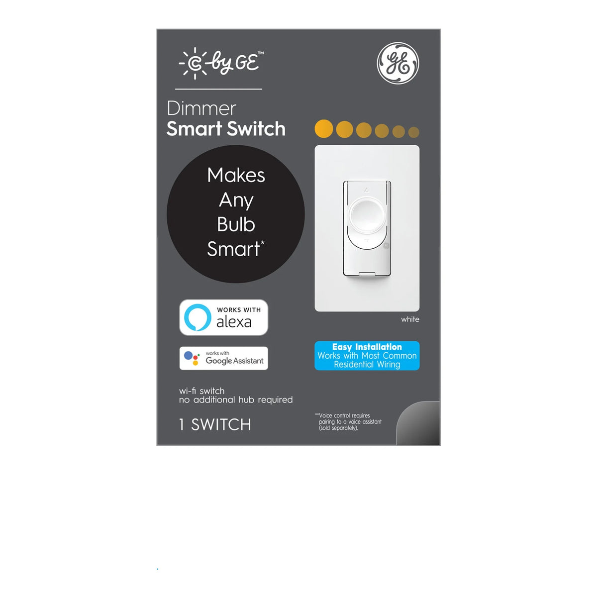 White Smart Light Switch O74837