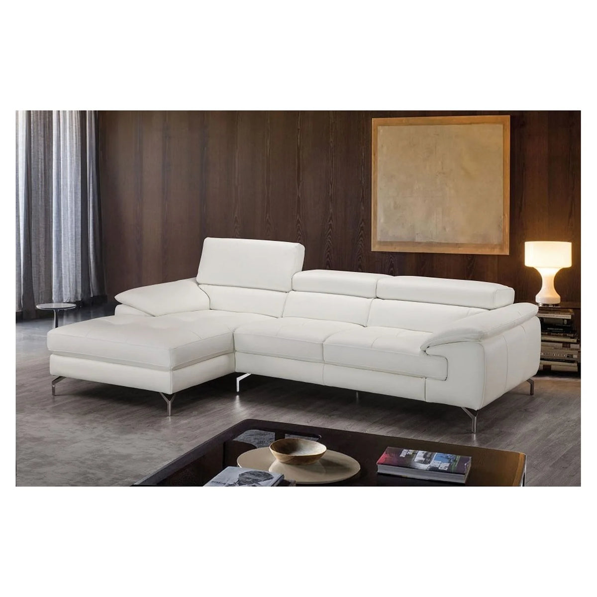 Premium Leather Left Facing Chaise Sectional G867767