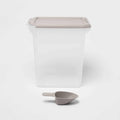 Pet Food Storage Tub with Built-in Scoop T890426