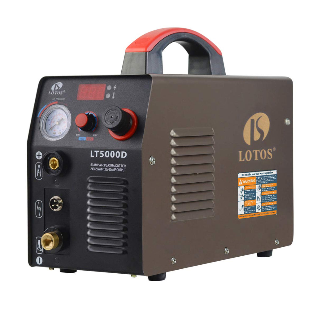 Plasma Cutter 50A Dual Voltage 110/220V AC 1/2" Clean Cut Y291