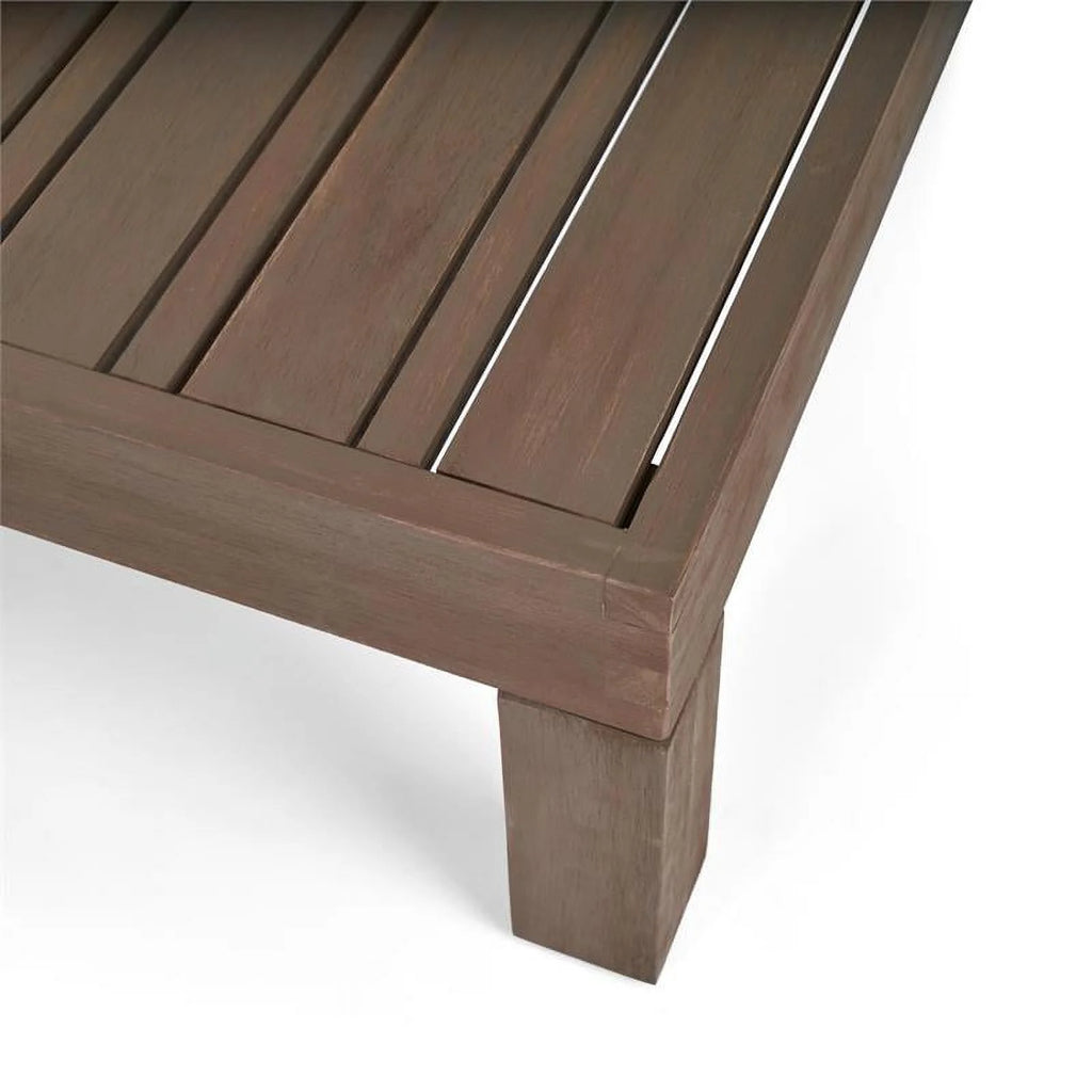 Teak & Red 4 Seater Outdoor Loveseat Chat Set P91100