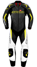 Black-Fluo Yellow Leather Suit Y651