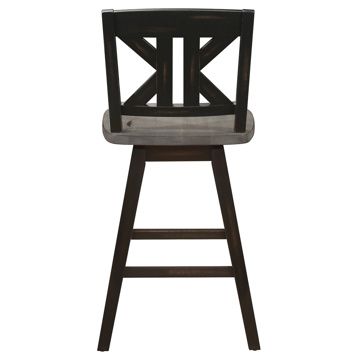 Black Sand-Through Swivel Counter Stool Z839350