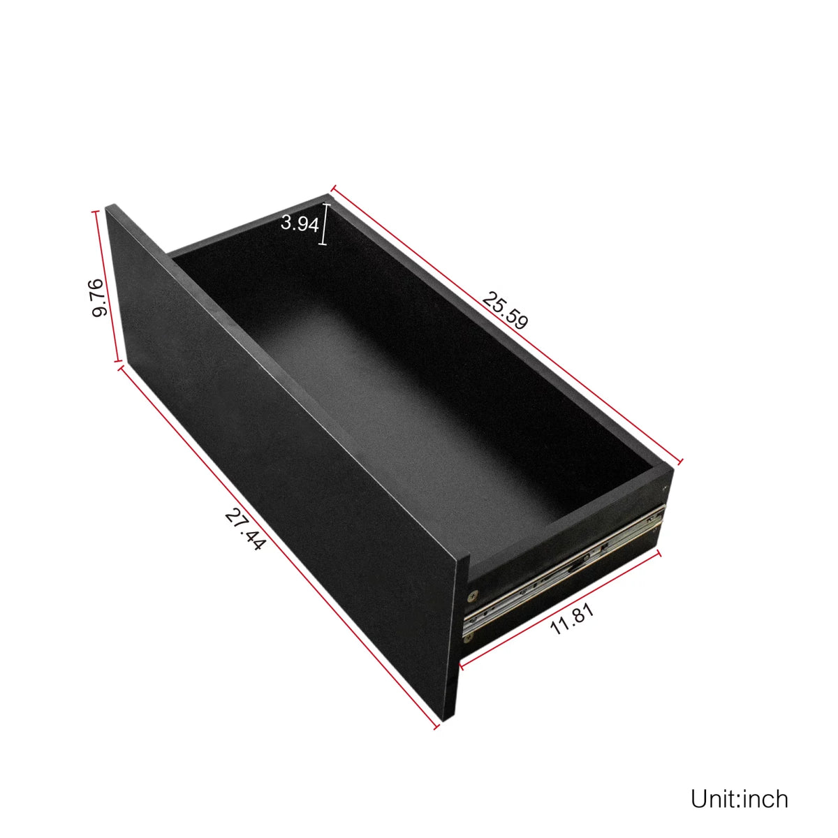 Black Modern LED TV Stand up to 80'' P69933