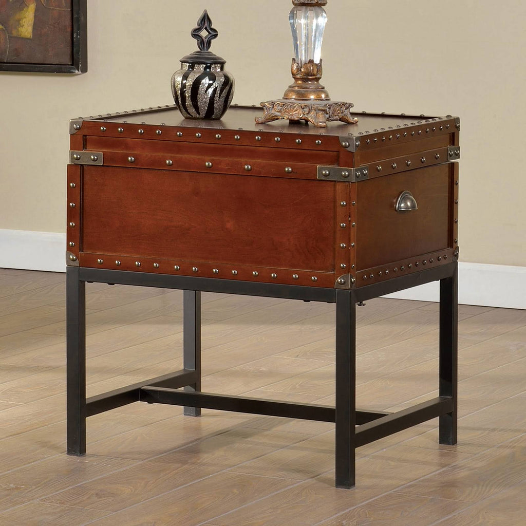 Cherry End Table Q87554