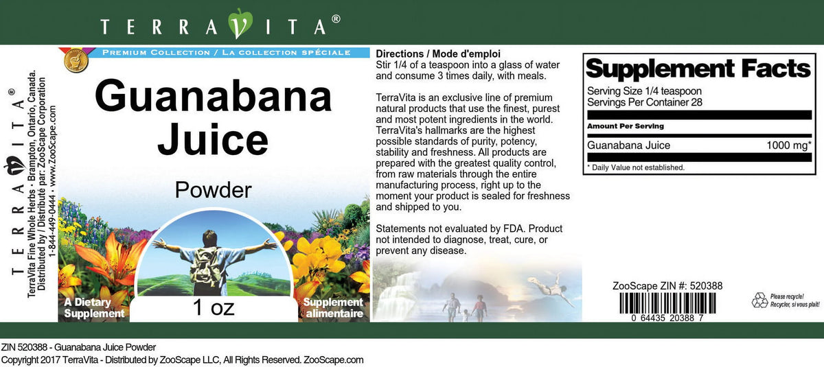 Guanabana Juice Powder 1 oz N49113