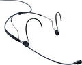 Black Head-Worn Cardioid Condenser Microphone with 3-pin Lemo Connector G235