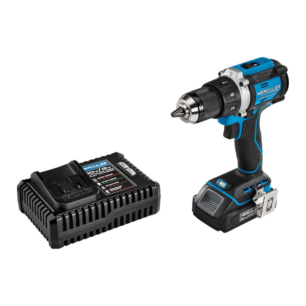 20V Brushless Cordless 1/2 in. Drill/Driver Kit with Battery and Charger F55554