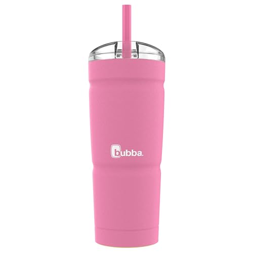24oz Vacuum Insulated Stainless Steel Tumbler with Straw 2 Pack Q1809