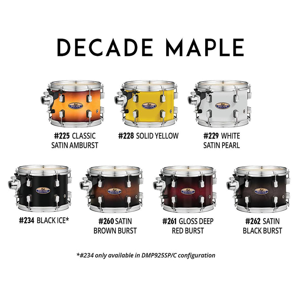 Satin Brown Burst Maple Floor Tom T2553