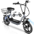 500W/800W/1200W Electric Scooter with Seat, 14" Fat Tire, Foldable Electric Scooter H633519