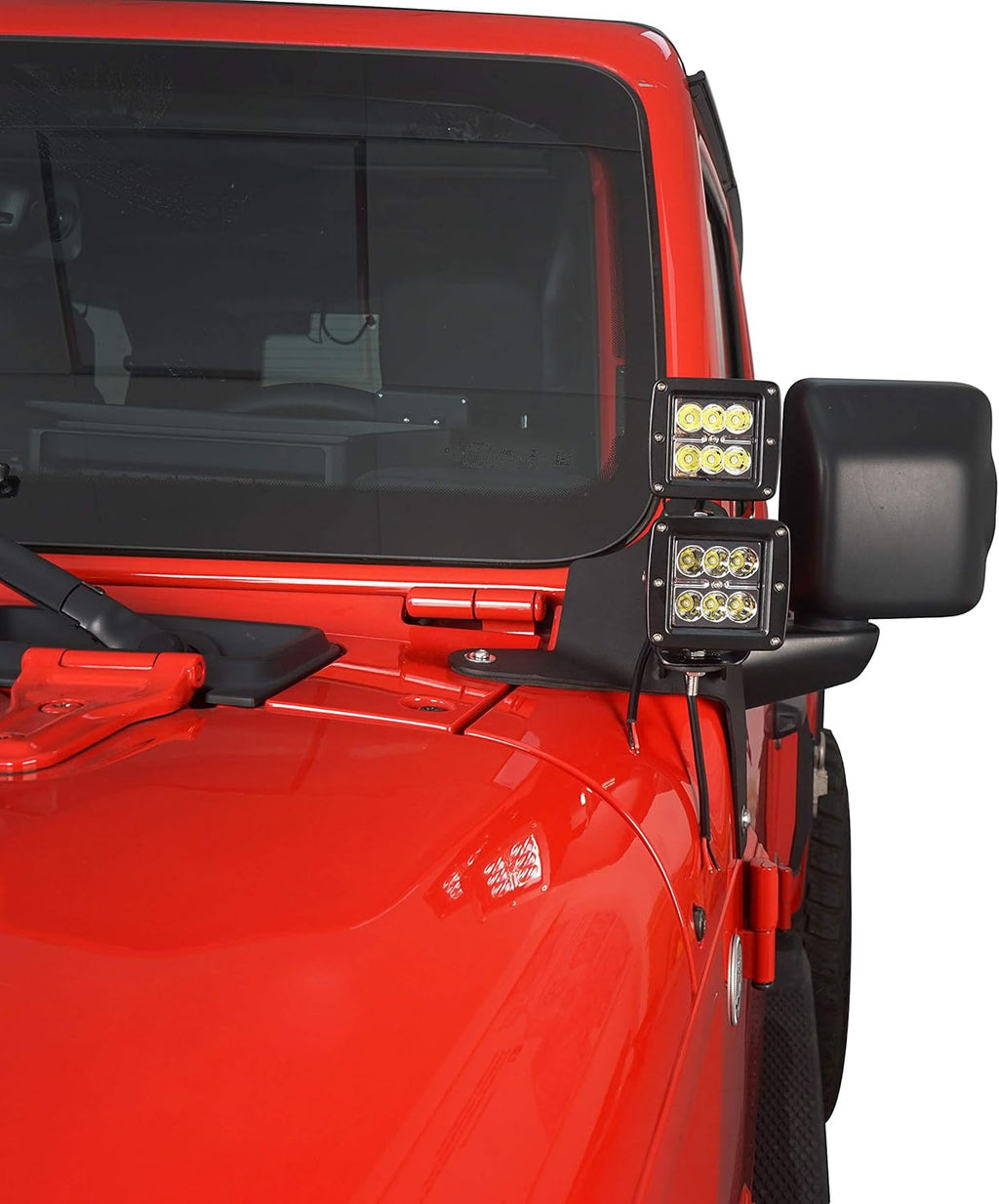 Dual A-Pillar Light Mounting Brackets Pair X752