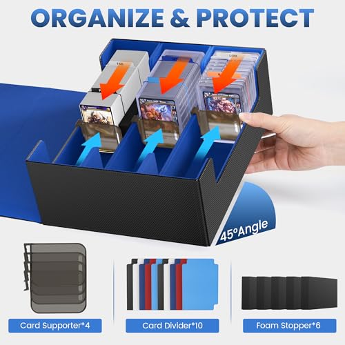 Card Storage Box with 10 Dividers O860461