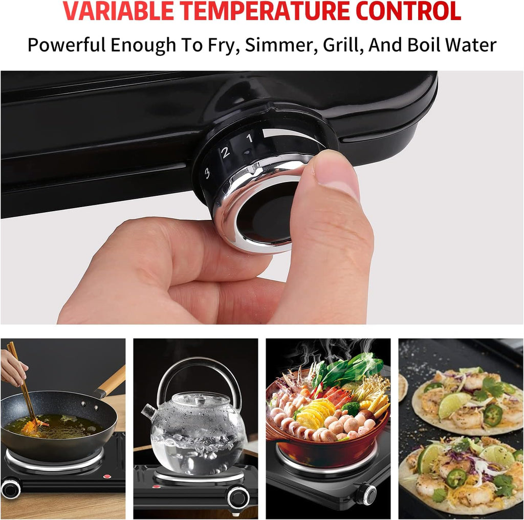 1800W Portable Double Electric Hot Plate G134