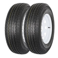 ST205/75R14 8-Ply Trailer Tire with Rim Set of 2 V492464