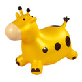 Inflatable Bouncing Horse Toy with Air Pump (Yellow) Y26832